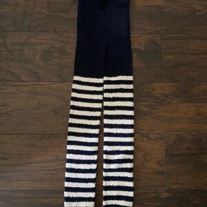 Uniqlo Fairy Soft Leggings, Navy and White, Women, Size: M/L